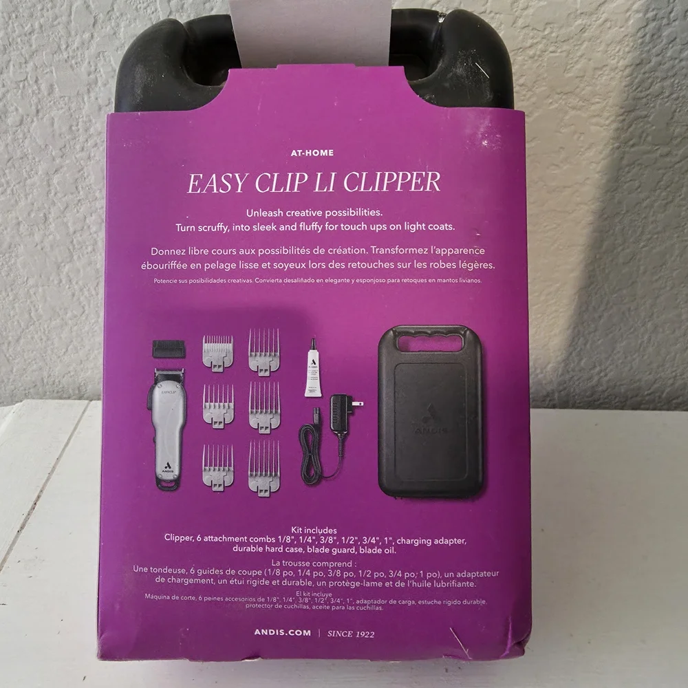 Andis Easy Clip Li Clipper - Silver